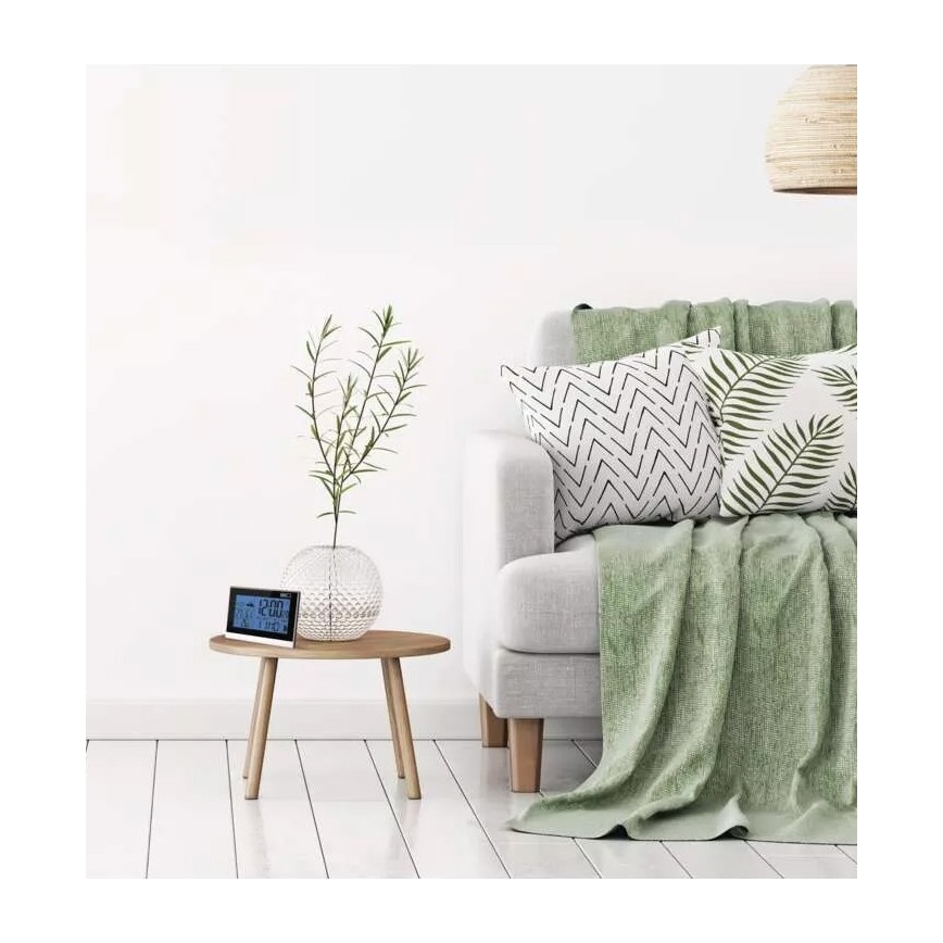 Trådlös väderstation med väckarklocka 3xAAA + 2xAAA svart