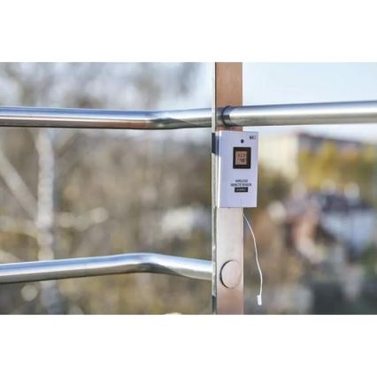 Trådlös väderstation med väckarklocka 5V/3xAAA + 2xAAA svart