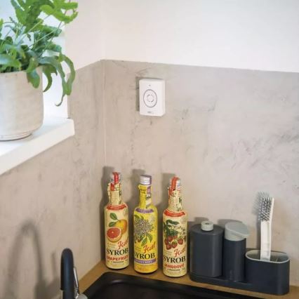 Trådlös videodörrklocka med rörelsesensor GoSmart 12V/3xAA IP44 Wi-Fi Tuya