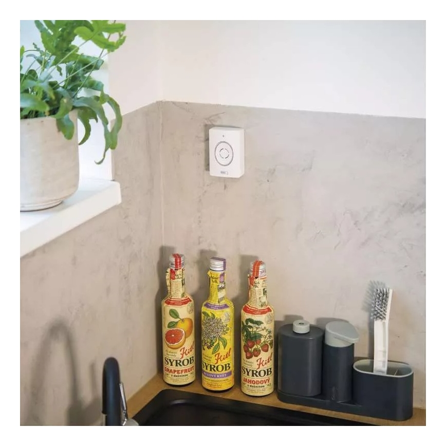 Trådlös videodörrklocka med rörelsesensor GoSmart 12V/3xAA IP44 Wi-Fi Tuya