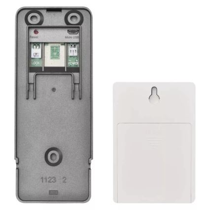 Trådlös videodörrklocka med rörelsesensor GoSmart 12V/3xAA IP44 Wi-Fi Tuya