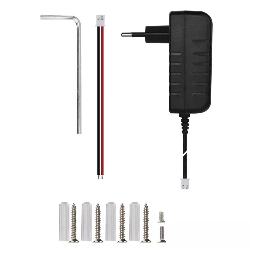 Trådlös videodörrklocka med rörelsesensor GoSmart 12V/3xAA IP44 Wi-Fi Tuya