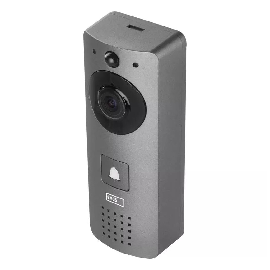 Trådlös videodörrklocka med rörelsesensor GoSmart 12V/3xAA IP44 Wi-Fi Tuya