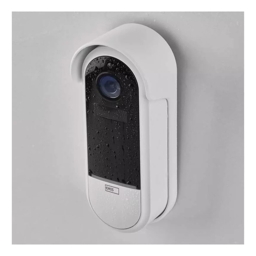 Trådlös videodörrklocka med rörelsesensor GoSmart 5V 3xAA IP65 Wi-Fi Tuya
