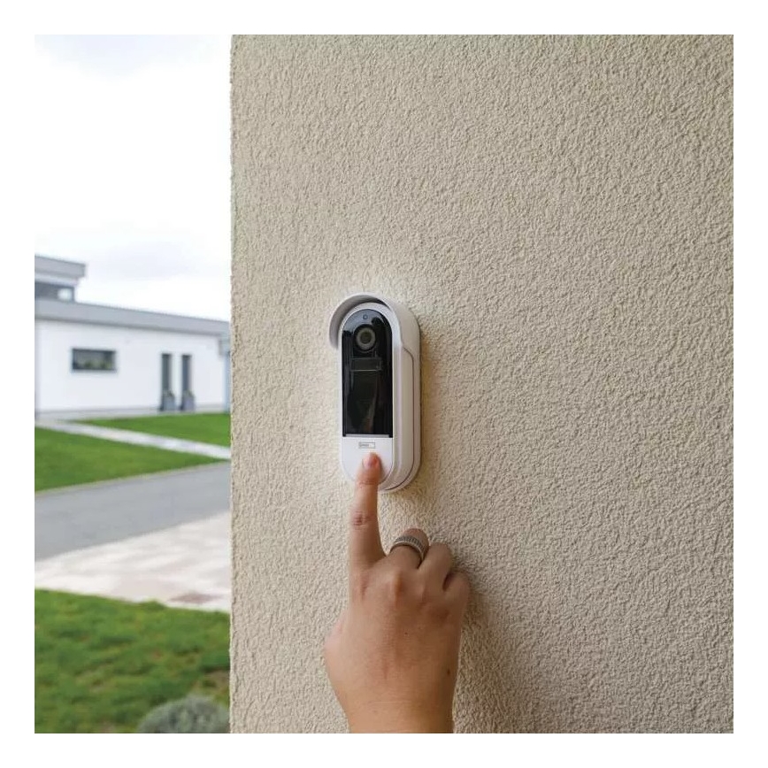 Trådlös videodörrklocka med rörelsesensor GoSmart 5V 3xAA IP65 Wi-Fi Tuya