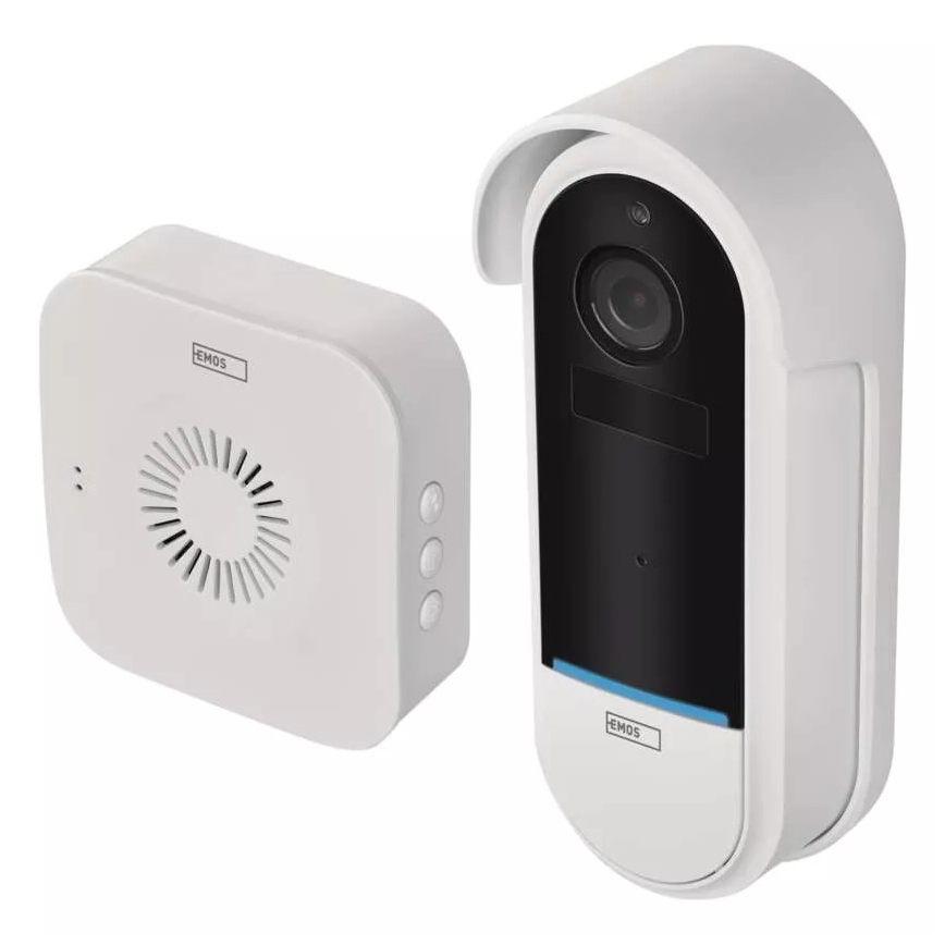 Trådlös videodörrklocka med rörelsesensor GoSmart 5V 3xAA IP65 Wi-Fi Tuya