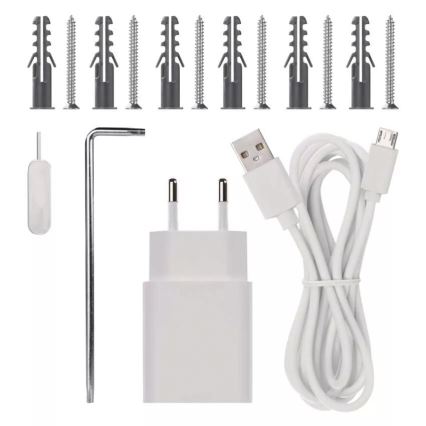 Trådlös videodörrklocka med rörelsesensor GoSmart 5V 3xAA IP65 Wi-Fi Tuya