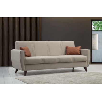 Tresitsig bäddsoffa KORFU beige