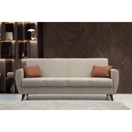 Tresitsig bäddsoffa KORFU beige
