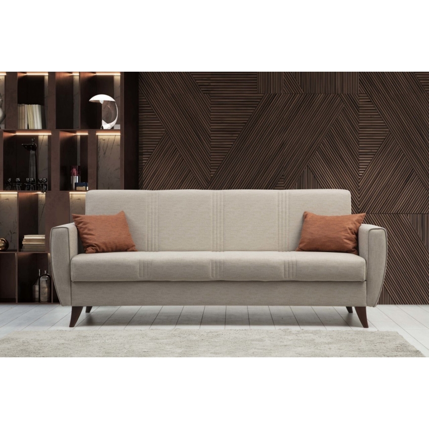 Tresitsig bäddsoffa KORFU beige