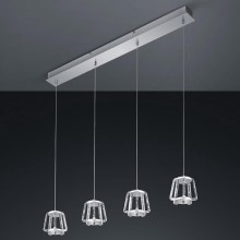 Trio - Dimbar LED-lampakrona med snöre QUIRL 4xLED/4,5W/230V