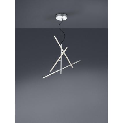 Trio - LED Dimbar ljuskrona med upphänging TIRIAC 3xLED/7,5W/230V