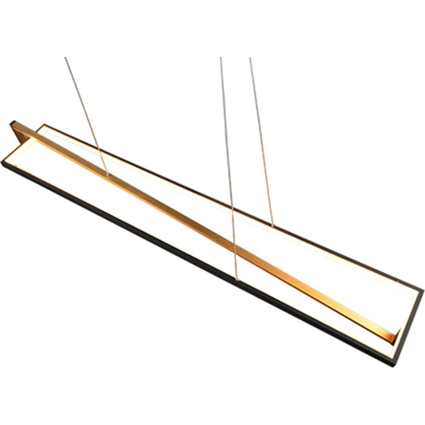 Trio - LED-dimbar pendel på vajer EDGE LED/35W/230V 2300/3000/4000K svart/guld