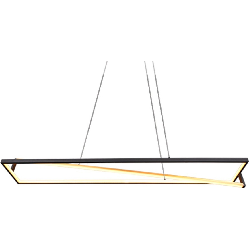 Trio - LED-dimbar pendel på vajer EDGE LED/35W/230V 2300/3000/4000K svart/guld