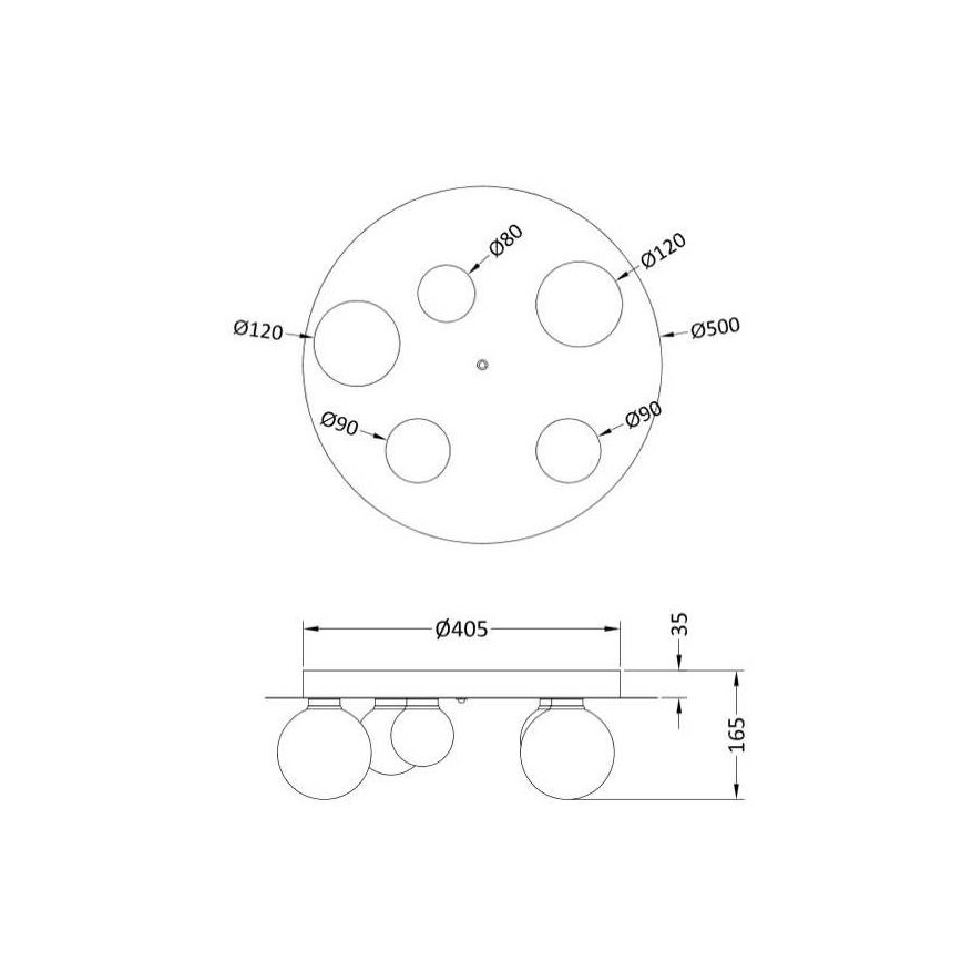 Trio - LED RGB Dimbar taklampa DICAPO 5xLED/3W/230V 3000-5000K + fjärrkontroll
