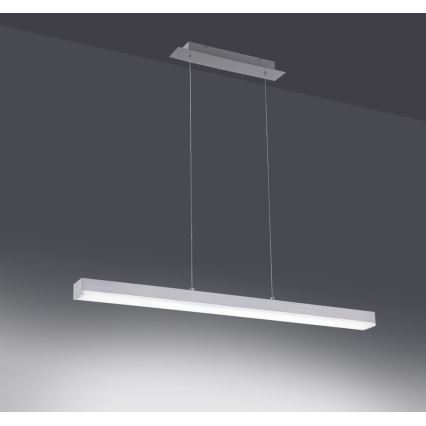 Trio - LED RGB Ljusreglerad ljuskrona på textilsladd LIVARO LED/20W/230V Wi-Fi + fjärrkontroll