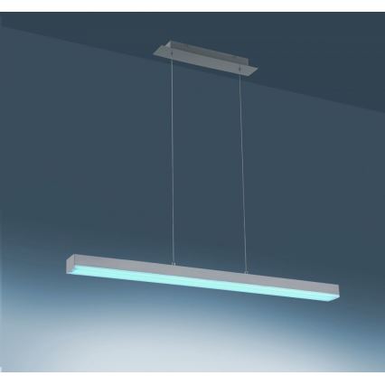 Trio - LED RGB Ljusreglerad ljuskrona på textilsladd LIVARO LED/20W/230V Wi-Fi + fjärrkontroll