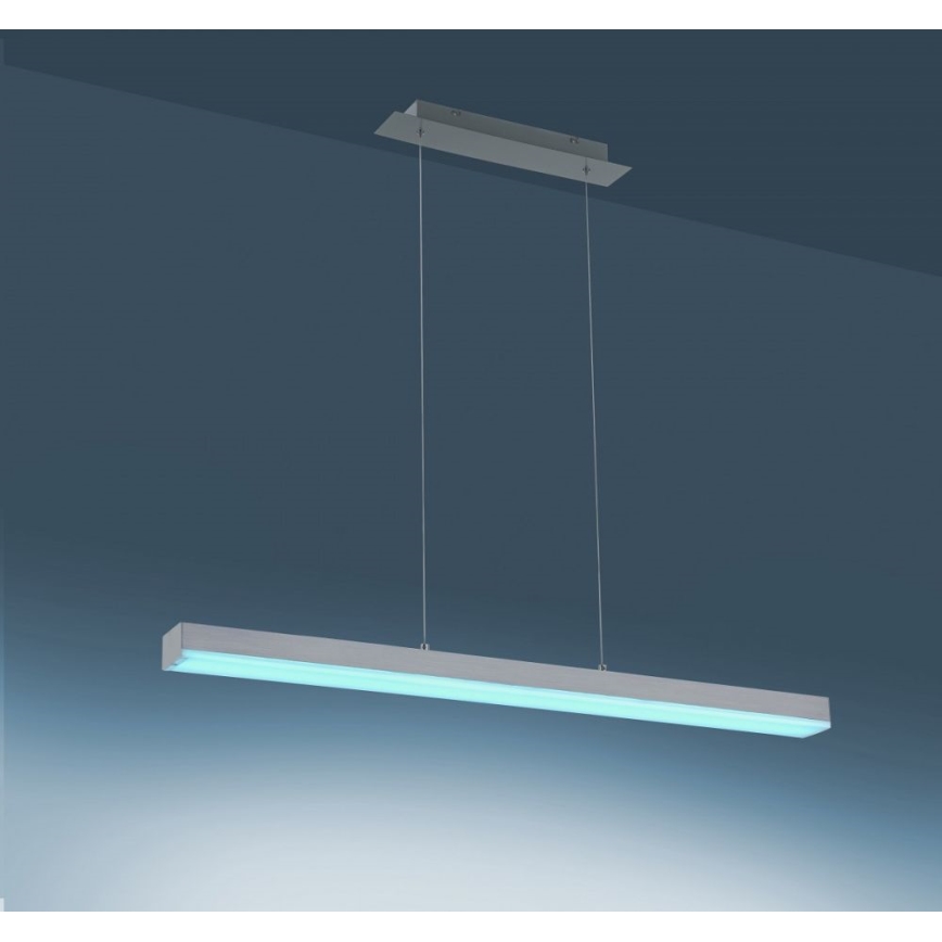 Trio - LED RGB Ljusreglerad ljuskrona på textilsladd LIVARO LED/20W/230V Wi-Fi + fjärrkontroll