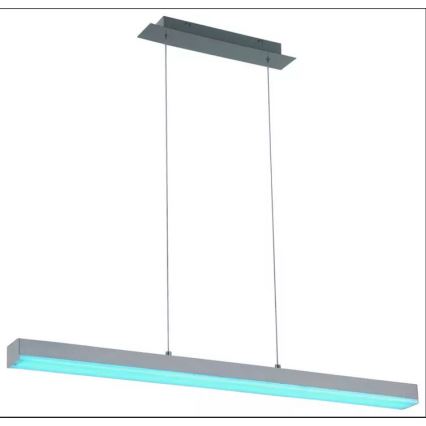 Trio - LED RGB Ljusreglerad ljuskrona på textilsladd LIVARO LED/20W/230V Wi-Fi + fjärrkontroll