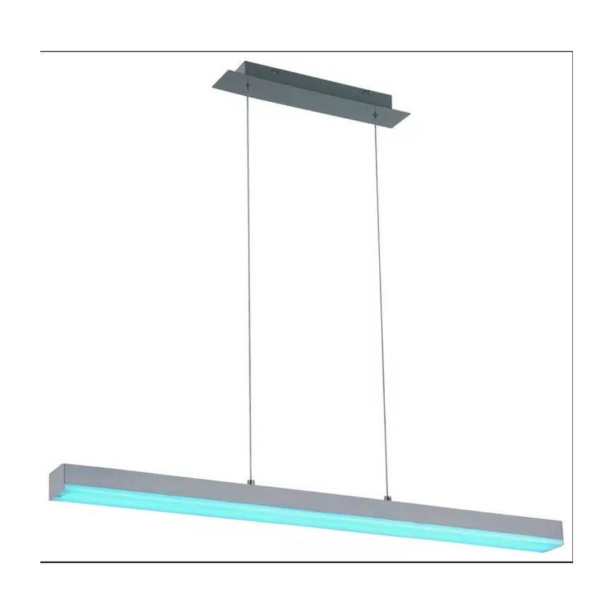 Trio - LED RGB Ljusreglerad ljuskrona på textilsladd LIVARO LED/20W/230V Wi-Fi + fjärrkontroll