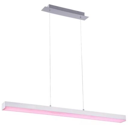 Trio - LED RGB Ljusreglerad ljuskrona på textilsladd LIVARO LED/20W/230V Wi-Fi + fjärrkontroll