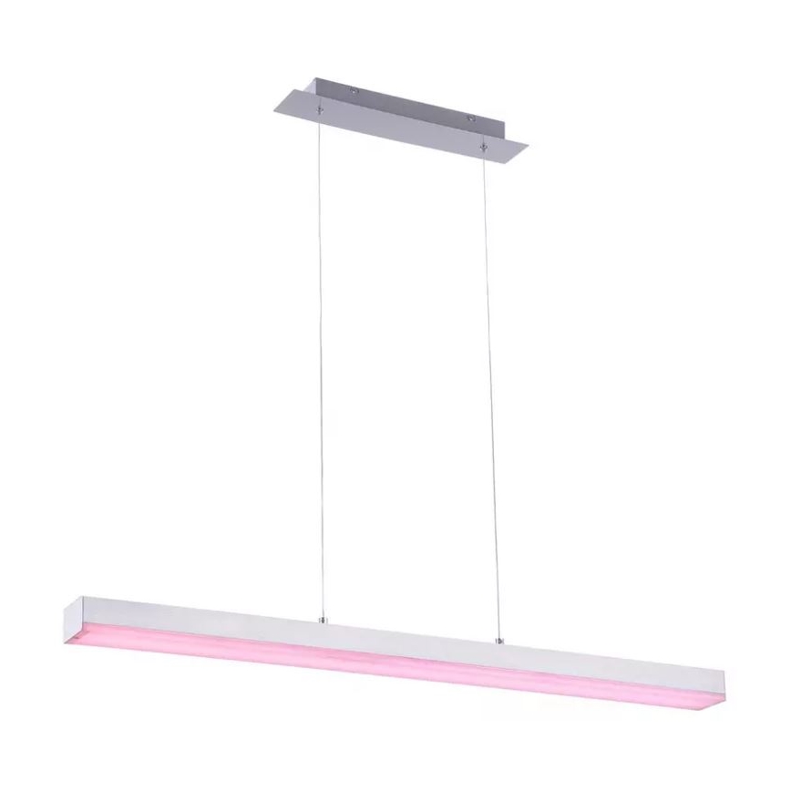 Trio - LED RGB Ljusreglerad ljuskrona på textilsladd LIVARO LED/20W/230V Wi-Fi + fjärrkontroll