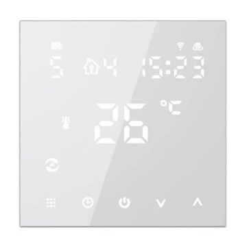 Tuya Wi‑Fi-termostat för infälld installation, 230 V, vit