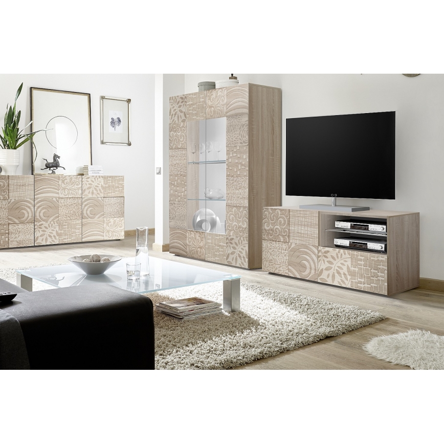 TV-bänk ARIA i sonoma-ek