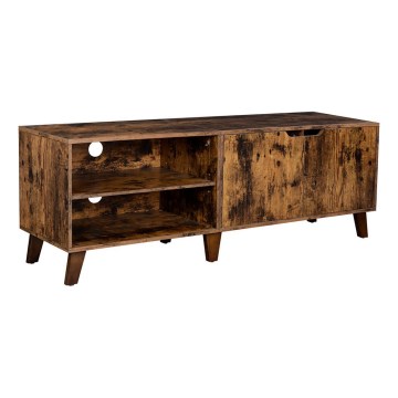 TV-bänk BASTOR brun/svart