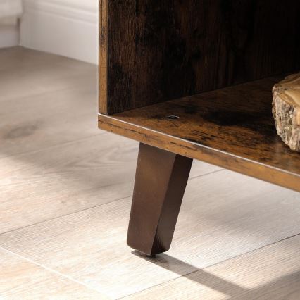 TV-bänk BASTOR brun/svart