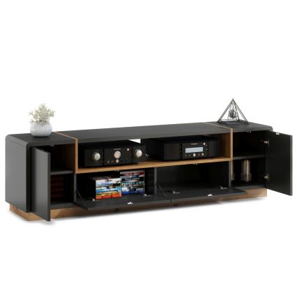 TV-bänk FRED antracit/ek artisan