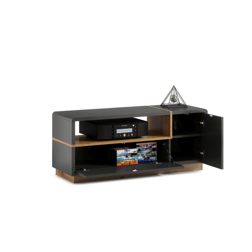 TV-bänk FRED antracit/ek artisan