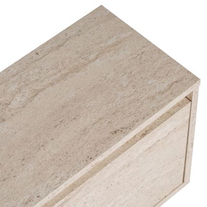 TV-bänk KREDE 160x30 cm beige
