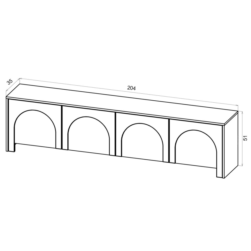 TV-bänk NIO kashmir/beige