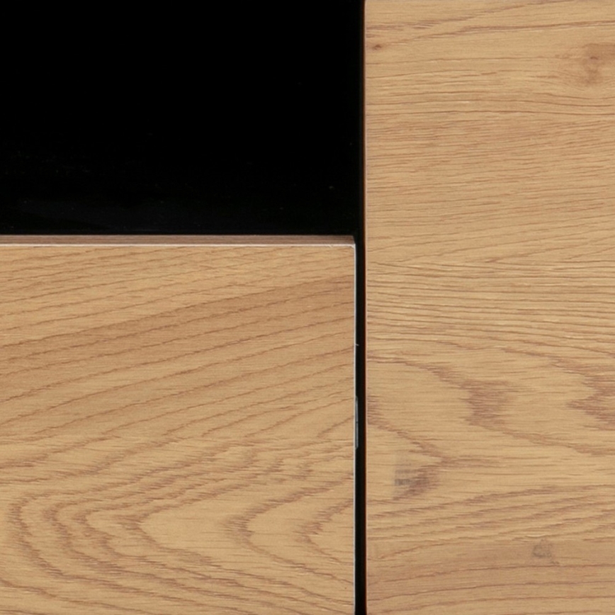 TV-bänk SARON ek/svart