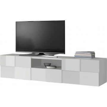 TV-bänk SERIAN 184x42x42 cm vit