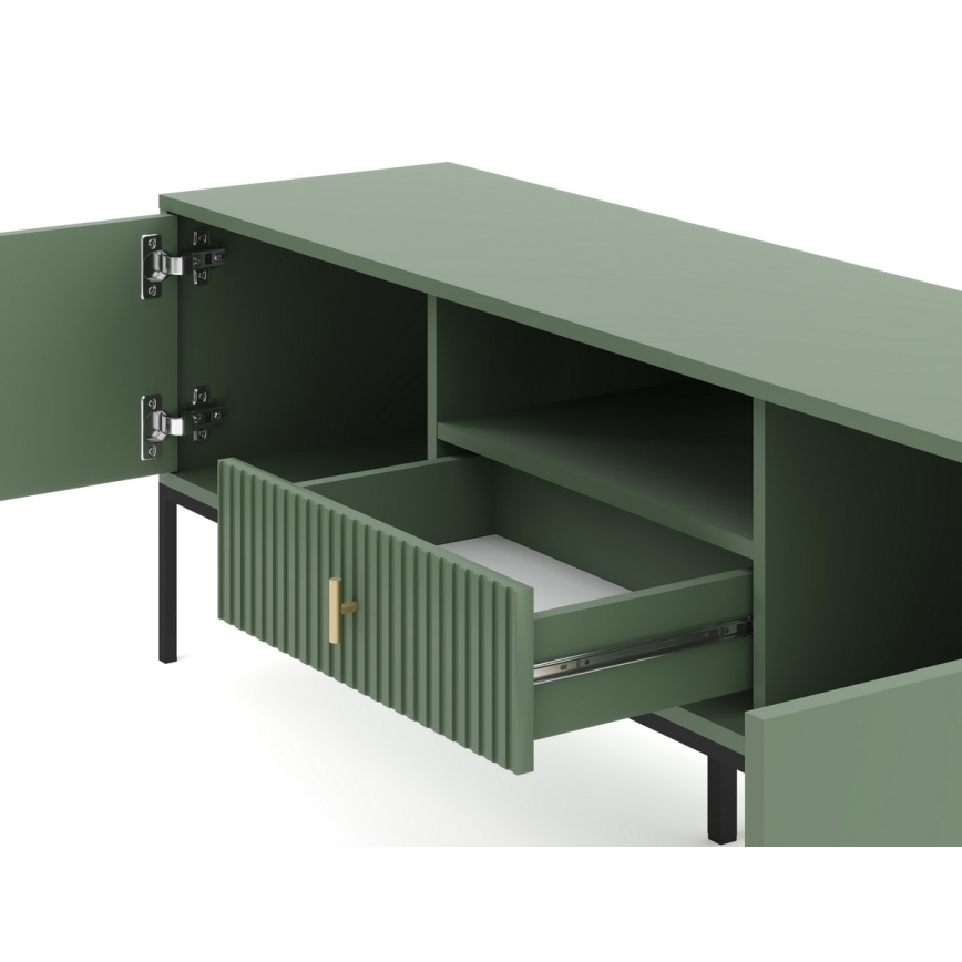 TV-bänk SUE grön/svart