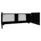 TV bord CALABRINI 37x100 cm svart