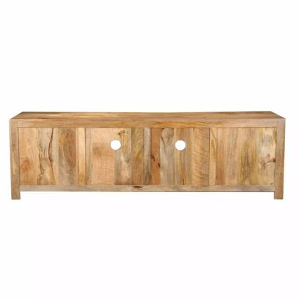 TV bord HINA 50x160 cm massivt trä/mangoträd