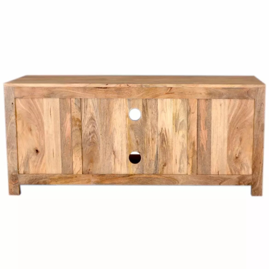 TV bord HINA 60x140 cm massivt trä/mangoträd