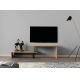 TV bord OVIT 44x153 cm brun/svart