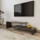 TV bord OVIT 45x120 cm antracit/svart