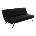 Tvåsitsig bäddsoffa BAKU svart