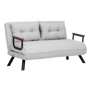 Tvåsitsig bäddsoffa QIRA, grå