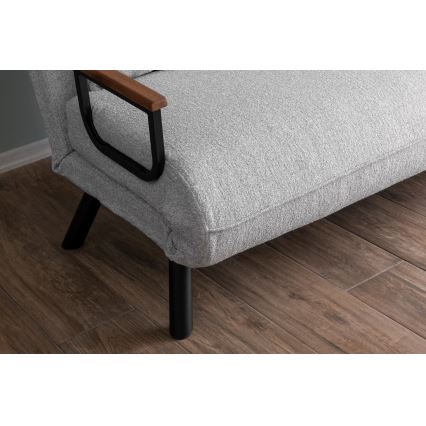 Tvåsitsig bäddsoffa QIRA, grå