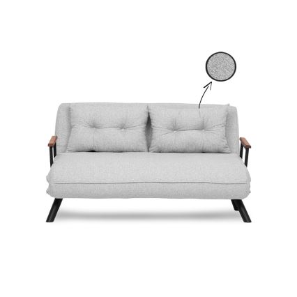 Tvåsitsig bäddsoffa QIRA, grå