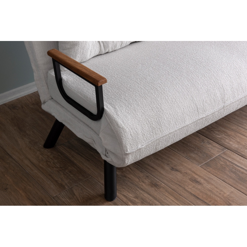 Tvåsitsig bäddsoffa QIRA vit