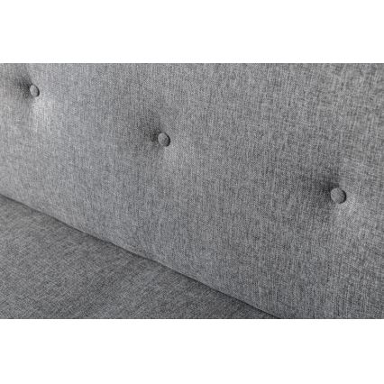 Tvåsitssoffa LOKO, ljusgrå