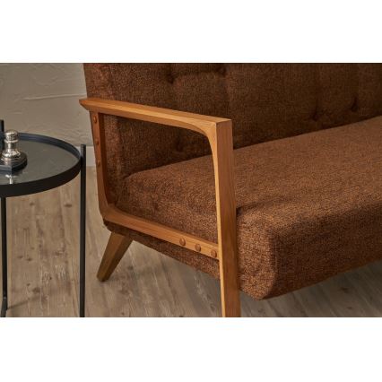 Tvåsitssoffa TUMI brun