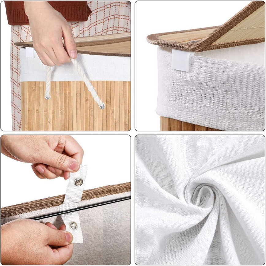 Tvättkorg GUS, brun